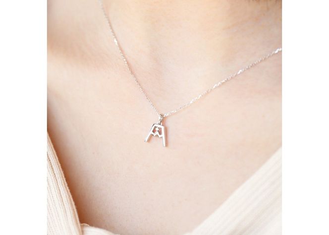 富士山ダイヤモンドネックレス　S-5724 【選べる地金 K18YG / PT950  】  ネックレス ペンダント ダイヤモンド K10YG イエローゴールド PT950 プラチナ 富士山 山梨 富士吉田