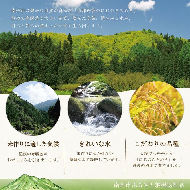 令和8年産 にじのきらめき 10kg 玄米 お米 京都丹波産 米 新米 南丹市 京都 令和8年 10キロ 新米26