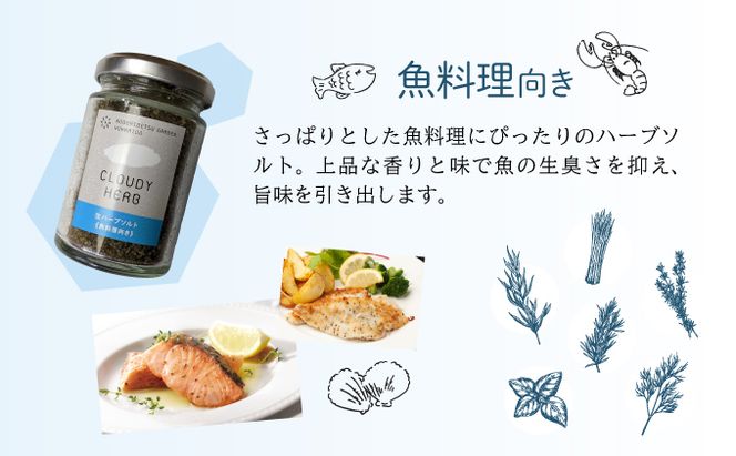 限定生産！手摘み生ハーブソルト詰め合わせ