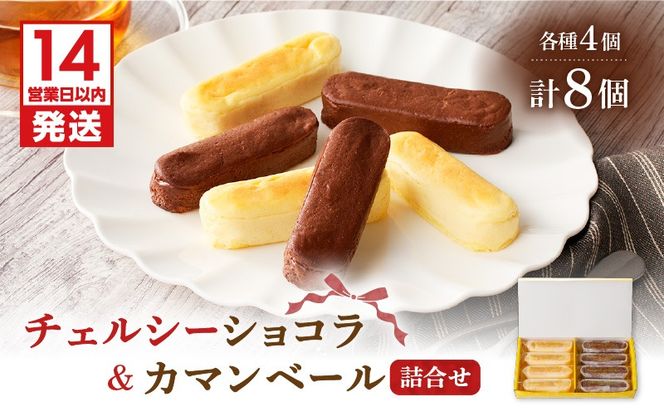 【14営業日以内に発送】チェルシーショコラ＆カマンベール 8本詰合せ　K291-002