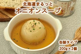 北海道まるっとオニオンスープ 缶詰タイプ 2個 ( 玉ねぎ たまねぎ 加工品 スープ 簡単 )【188-0010】