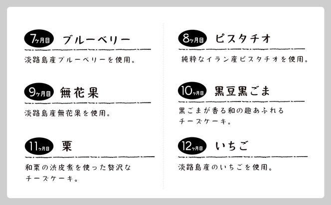 スイートチーズキューブ　12ヶ月定期便　チーズケーキ 洋菓子 デザート お取り寄せ 冷凍