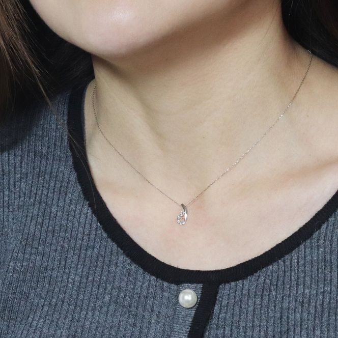 プラチナ 0.12ct グラデーションダイヤモンドペンダント　BQ-204