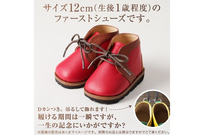 【色が選べる】靴職人が作る「ファーストシューズ (カカトＤカン付き）」【0062-015】
