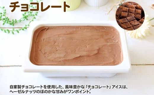 597.アイスクリーム チョコレート チョコ ジェラート 業務用 2リットル 2L アイス 大容量  手作り 北海道 弟子屈町