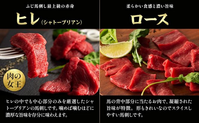 馬肉 馬刺し 赤身 セット 赤身馬刺しの堪能セット 5種入り 約790g タレ ユッケのタレ 生おろし生姜付き 道の駅竜北《60日以内に出荷予定(土日祝除く)》 熊本県 氷川町 送料無料 肉 赤身肉 ヒレ ロース ランプ 上赤身 ユッケ お取り寄せグルメ---sh_fyeaktn_24_60d_77000_790g---