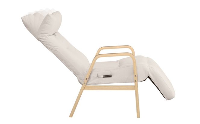 リクライニングウッドアームチェア FACR-RHB アイボリー リクライニングチェア 一人掛け リクライニング 座椅子 一人用 ソファー 高齢者 肘掛付 背もたれ ヘッドレスト フットレスト 椅子 プレゼント アイリスオーヤマ