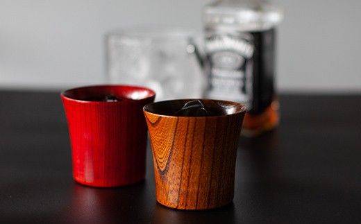 とりどり　カップ　黒摺　小 山中漆器 伝統工芸 工芸品 木製 漆塗 国産 日本製 F6P-3270