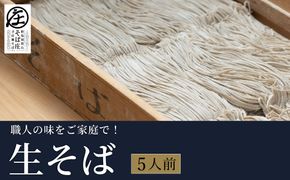 ＜期間限定＞ 職人の味をご家庭で！ 生そば 5人前 / 出石そば 特製そば出汁付き 出石蕎麦 そば ソバ 蕎麦 生麺 但馬 皿そば ざるそば ざる蕎麦 国産 そば庄【年末年始・8月～9月は発送不可】