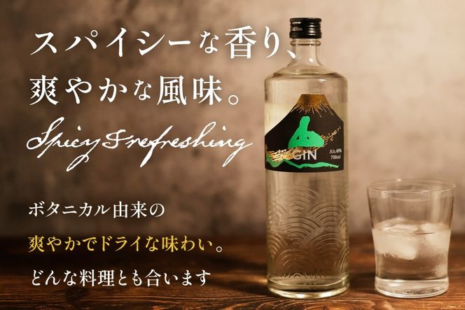 ジン 山ジン 700ml×12本 [サン.フーズ 山梨県 韮崎市 20743032] 酒 お酒 スピリッツ ジン 蒸留酒 国産 カクテル JIN ソーダ割り