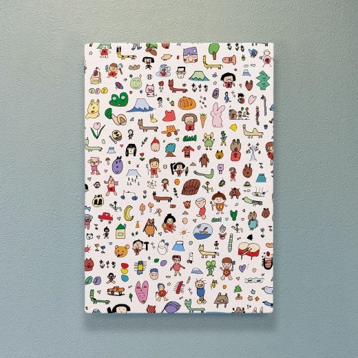 K19【個性ある作家達の協働 アート】きんたろう キャンバスサイズ小