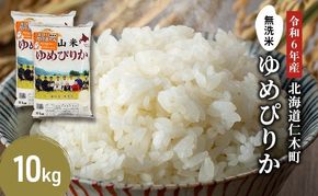 銀山米研究会の無洗米＜ゆめぴりか＞10kg（5kg×2袋）【機内食に採用】 ライス 白米 精米 ブランド米 おにぎり お弁当 北海道産 産地直送 ご飯 時短 朝ごはん 夜ごはん 昼ごはん [株式会社 松原米穀]