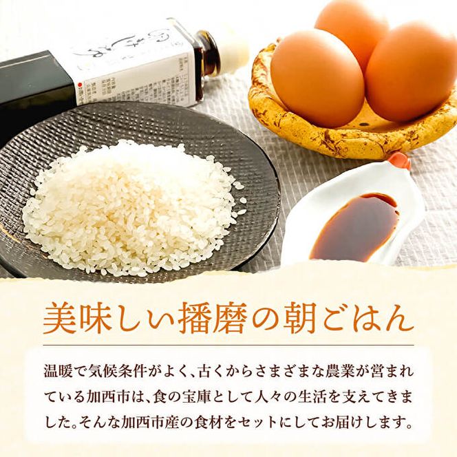 加西えぇもん『極上卵かけごはんボリュームセット』 お米 醤油 しょうゆ 