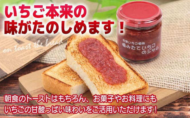 005A433 【先行予約】完熟朝摘みいちごのジャム【苺 無添加 自然素材 フルーツ イチゴ 高評価 数量限定】