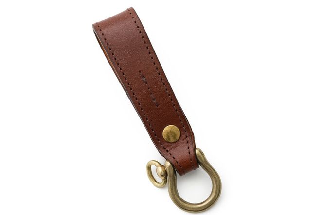 SOMES キーホルダー (ブラウン) WF-28 [ソメスサドル 北海道 砂川市 12260678-b] ソメス メンズ レディース 本革 革 革製品 レザー