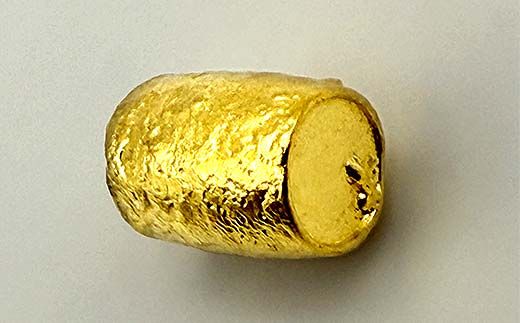 FYN5-044 西川町 工芸品 純金(K24) 西川町のワイン樽 5.0g 純金 金金 金 24金 K24 K ゴールド 日本製 ハンドメイド 手作り 置物 オブジェ 貴金属 ジュエリー 贈答 贈り物 ギフト 記念日 誕生日 プレゼント X線分析検査証明書付 山形県 月山