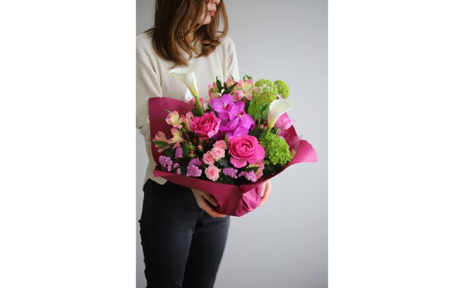 【母の日】華やかに贈るおまかせアレンジメント ※北海道・沖縄・離島への配送不可 313726_BC039