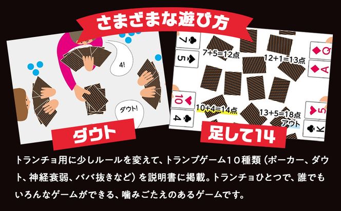裏から推測するトランプ「トランチョ」【キッズデザイン賞優秀賞「経済産業大臣賞」受賞】【 カードゲーム ボードゲーム ボドゲ 知育 おもちゃ 神奈川県 小田原市 】 142069_GB005