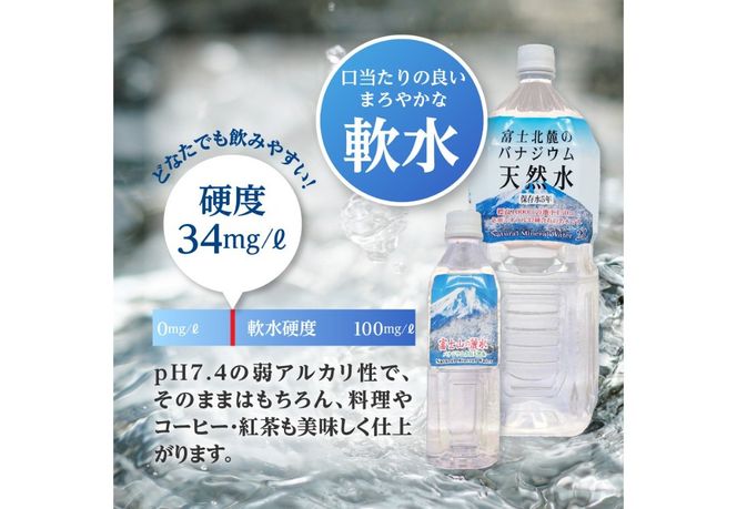 富士山の麗水　500ｍl　【24本/48本/96本】  富士山 天然水 富士山の麗水 水 ミネラルウォーター 防災 備蓄 保存 ストック 防災グッズ 山梨 富士吉田
