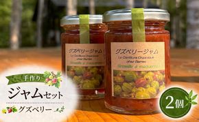 手作りジャム セット 【グズベリー】 2個 北海道 南富良野町 ジャム ベリー ソース 果実