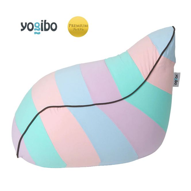 Yogibo Lounger Rainbow Premium（ラウンジャー レインボープレミアム）＜パステル＞-[G779-4]