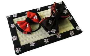 畳縁アクセサリ−縁結びセット（ブラウン） 民芸品 工芸品 雑貨 日用品 