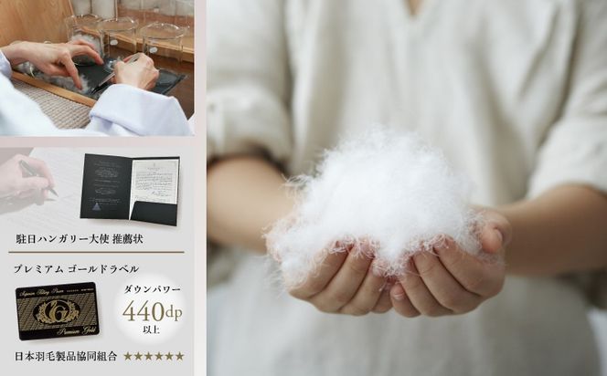 kokiku シングル 羽毛布団【本掛け】ハンガリーマザーホワイトグース ダウン95％　JC039
