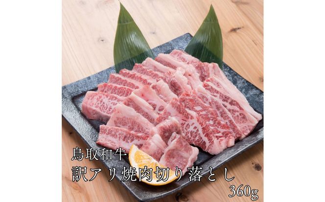 鳥取和牛　【訳アリ】焼肉切り落とし　360g 313726_DC013