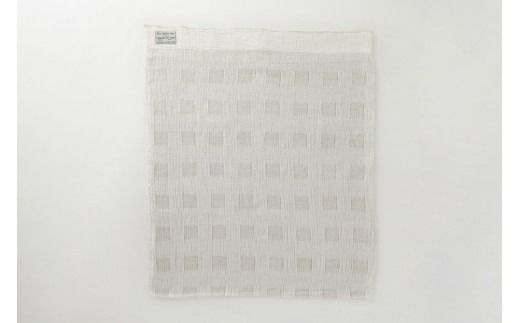 テンジンファクトリー製　ジャガード織ダブルガーゼブランケット（ベージュ）