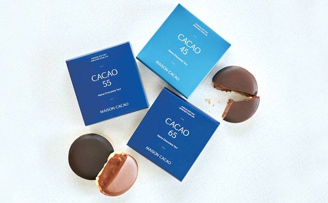MAISON CACAO メゾンカカオ 濃厚生チョコタルト 3個セット (3種×各1個) 3種の食感 驚きの口どけ 冷凍配送