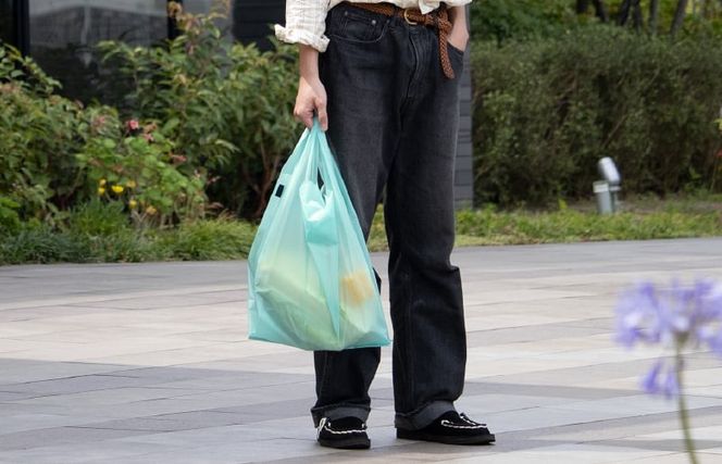 G2812 【スピード発送】エコバッグ Regileレジル（ラベンダー）