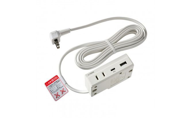 家具用コンセントUSB　FO-UC123(W) 272183_AZ277