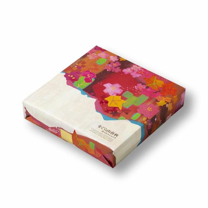 【小倉山荘】をぐら山春秋 あられ＆ショコラ 化粧箱中 10袋｜京都 あられ 有名店 人気セット［ 季節限定 あられ おかき せんべい 食べ比べ 詰め合せ 人気 おすすめ グルメ おいしい チョコ お菓子 和菓子 ギフト プレゼント お取り寄せ 通販 送料無料 ふるさと納税 ］ 261009_B-JK19