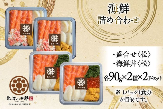 【ご自宅用】 海鮮 詰め合わせ 漁師めし 〈松〉 [橋本水産食品 宮城県 南三陸町 m304amh590041] 魚介 魚介類 魚 海鮮 海鮮丼 丼 サーモン 銀鮭 鮭 帆立 ほたて いくら めかぶ 小分け 個包装 冷凍 三陸 蟹 カニ うに 雲丹