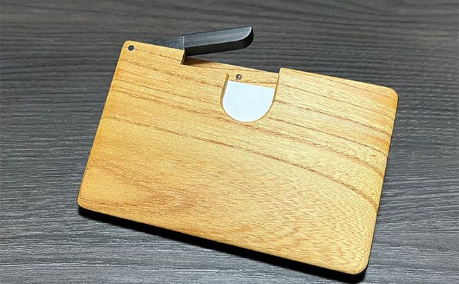 木 の 名刺入れ （ケヤキ/黒檀） bolly木工房 木材 ビジネスシーン 工芸品 雑貨 日用品 