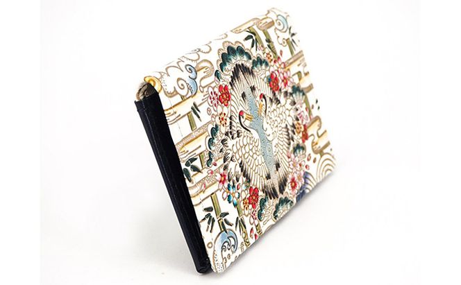 パスケース 名刺入れとしても パスカードホルダー むかい鶴 文庫屋大関 名刺入れ 名刺ケース レディース 定期券入れ 定期入れ 名刺 カードケース 二つ折り 薄型 レザー 本革 革 文庫革 日本製 東京 墨田区