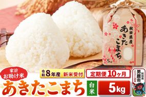 《令和8年産 新米受付》《定期便10ヶ月》【白米】家計お助け米 あきたこまち 5kg [こまちライン あきたこまち ブレンド米 お米 白米 精米 米どころ 秋田 秋田県産 新米 先行受付]|23_kml-010510s