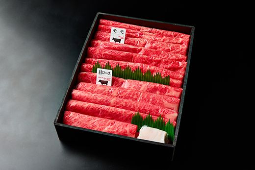 【1週間以内発送】A5等級未経産雌牛　近江牛 赤身 肩ロース 食べ比べ すきやき 1kg【FO42W】（滋賀県　近江八幡市）