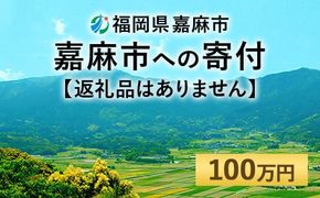 【ふるさと納税】嘉麻市への寄付 100万円（返礼品はありません）