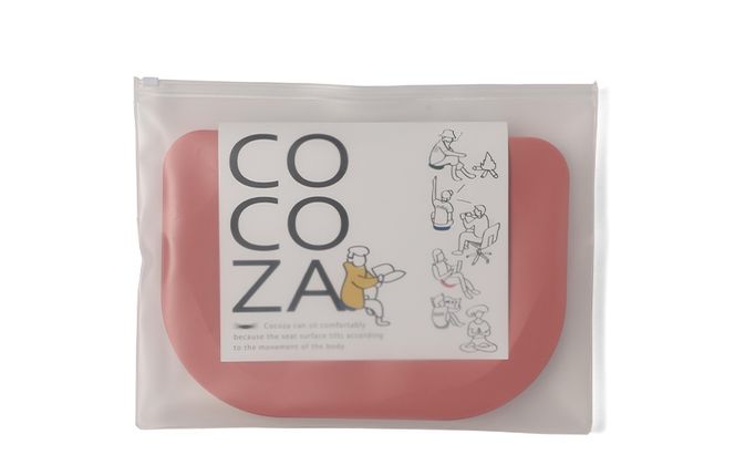 いつでもどこでも快適に座る　ココザ　ピンク 雑貨 日用品 クッション 骨盤矯正 健康 