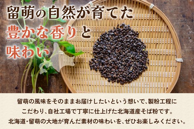 【3ヵ月定期便】 石臼挽き 北海道産 そば粉 1kg×1袋 R029-030