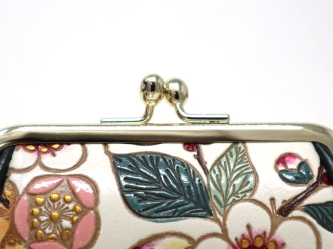 【文庫屋大関】印鑑ケース　梅花（メイホア）【皮革工芸品】 ファッション小物 民芸品 