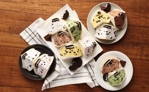 【数量限定】【1ヶ月毎12回定期便】 オレオサンド 10パック 20個セット×12回 【オリジナルクリーム・抹茶・チョコ・イチゴ・マンゴー：各4個×5種 計20個】 バラエティセット