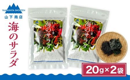 糸島の乾物 海藻 いとしま 海 の サラダ 2袋[糸島][山下商店][いとしまごころ][ANA012] 海藻サラダ 簡単 乾物 乾燥 わかめ 茎わかめ めかぶ ひじき