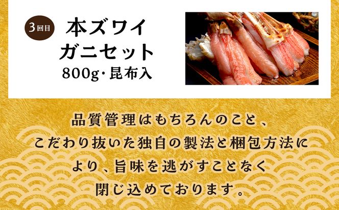 【3ヶ月定期便】 海物語～北見からの贈り物～ ( 海鮮 海の幸 定期便 ホッケ カニ さけ しゃけ 紅鮭 蟹 かに ほっけ 魚 逸品 )【999-0272】