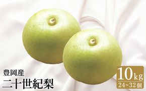 二十世紀梨 10kg （24個～32個）  / 梨 産地直送 みずみずしい シャリシャリ 食感 さっぱり バランスの良い 酸味 甘味 減農薬 なし ナシ 果物 くだもの フルーツ ふくい農園