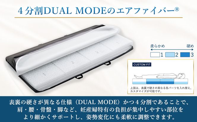 airweave for new mother セミダブル | エアウィーヴ 高反発 赤ちゃん マットレスパッド マットレストッパー ベッドパッド 高反発マットレス 肩周りが柔らかい 寝返りしやすい 洗える布団 敷布団 マットレス 日本製 airweave