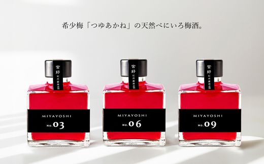 MIYAYOSHI BLACK LABEL No.03 No.06 No.09 small bottle 3P SET（A971-3）