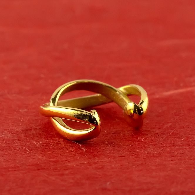 純金 イヤーカフ レディース 24金 イヤリング イヤークリップ 片耳 ゴールド 24k k24 地金 イヤカフ シンプル ギフト プレゼント 記念日 贈り物 おしゃれ 人気 誕生日 220826102k24 SWAA220