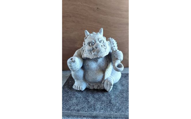 庵治石「鬼っこ」鬼まる 372013_GH021